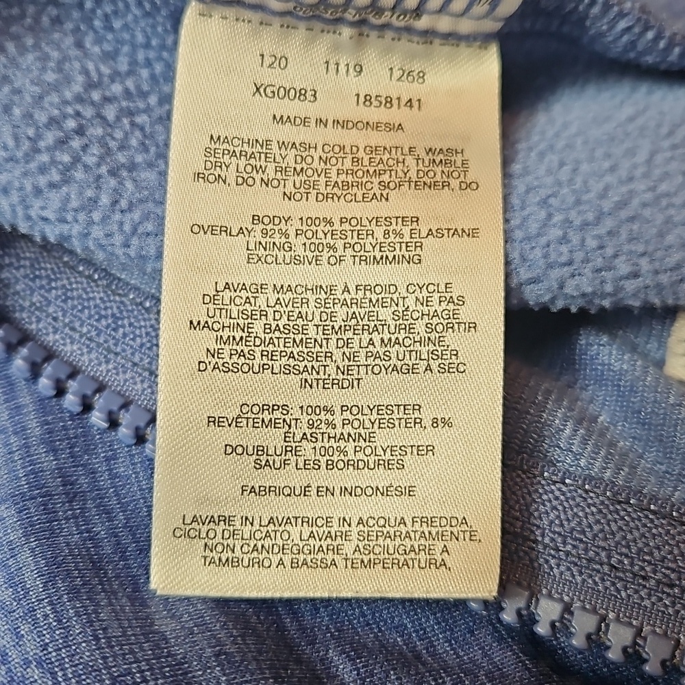 Columbia Kids Blue Hoodie Size Large - Picture 5 of 5